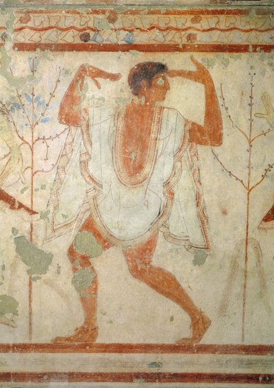 Dancer from the Tomb of the Triclinium, c.470 BC by Etruscan